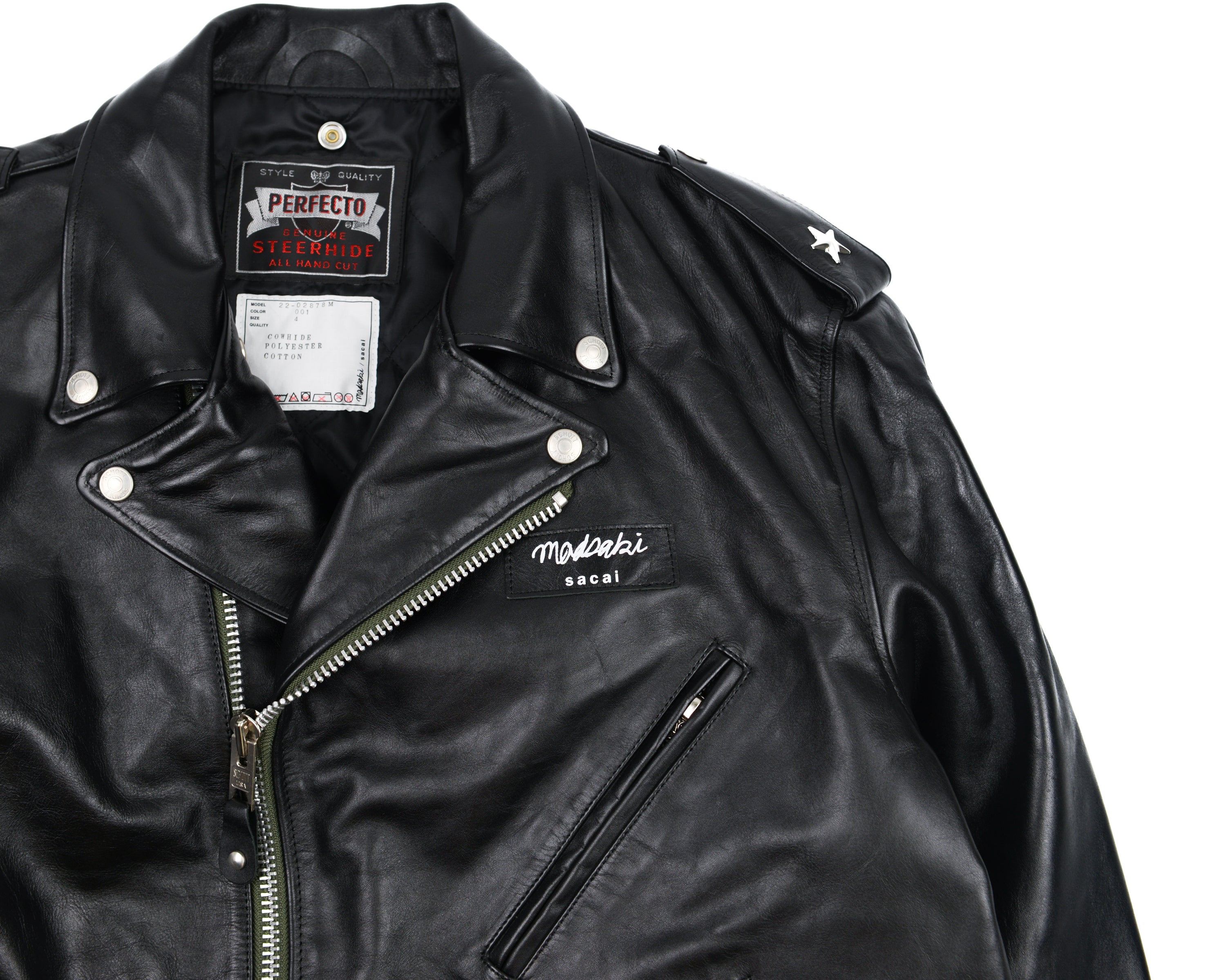 Special Edition - Sacai X Schott X Madsaki Perfecto Leather Biker