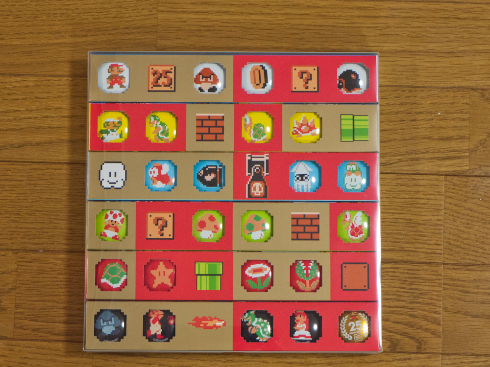 クラブニンテンドー特典バッジセットのパッケージデザインが素晴らしい