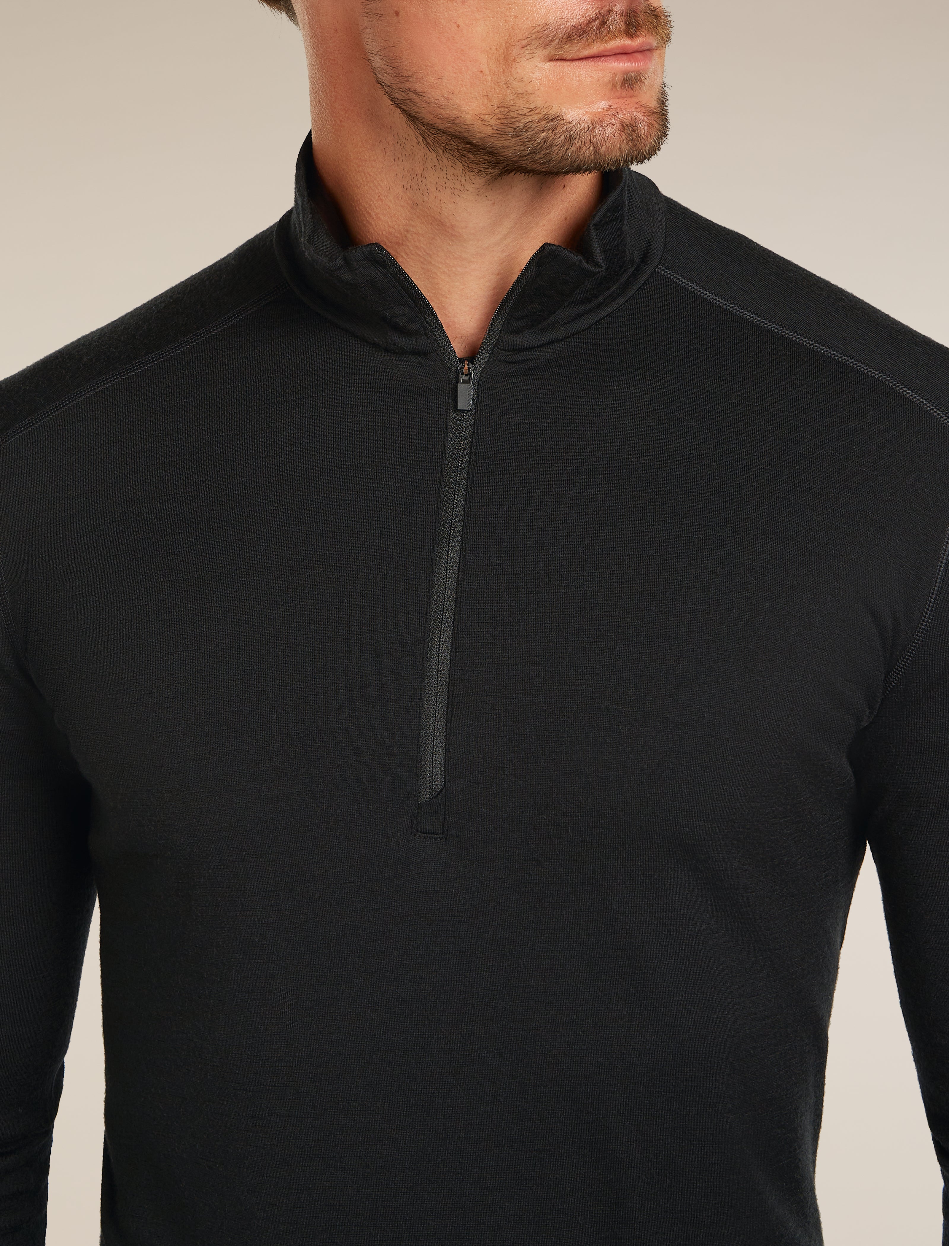 Men's Merino 200 Oasis Long Sleeve Half Zip Thermal Top| icebreaker