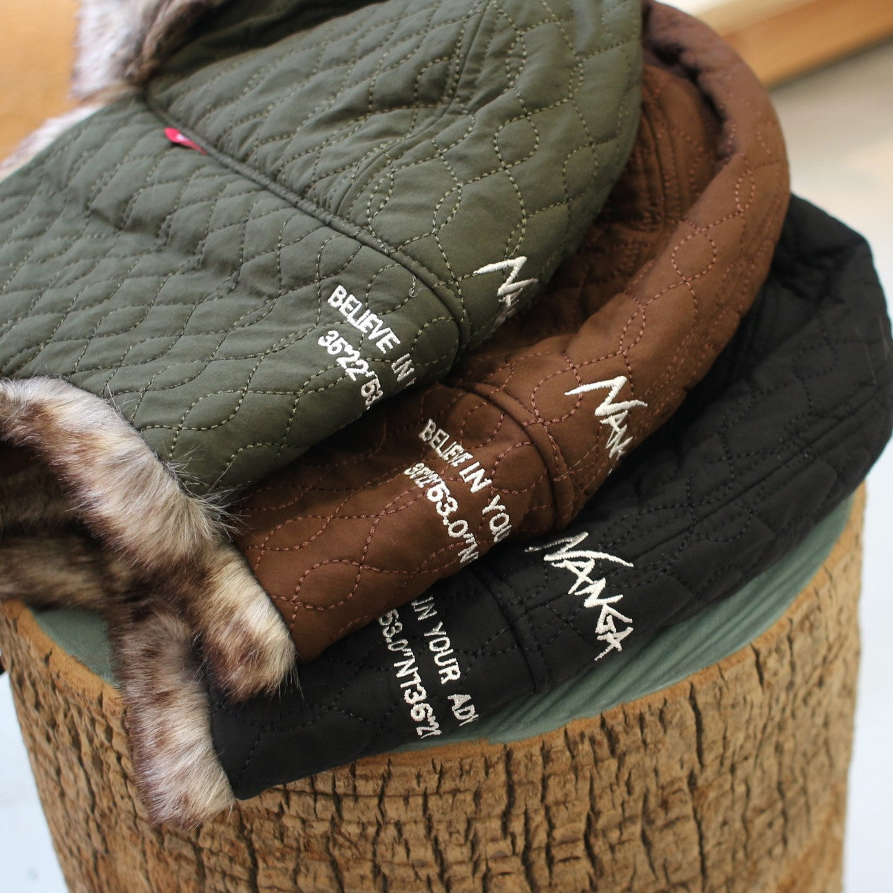 NANGA x Clef QUILT PILOT CAP(ナンガ × クレキルトパイロットキャップ