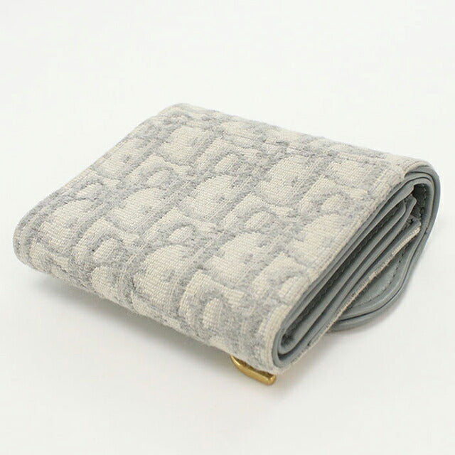 中古 ディオール 三つ折り財布 レディース ブランド Dior サドル