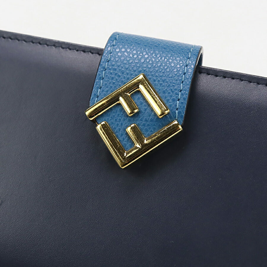 中古 フェンディ 長財布ニ折小銭入付き レディース ブランド FENDI FF