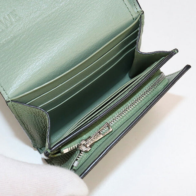 中古 ロエベ 二つ折り財布 レディース ブランド LOEWE アナグラム