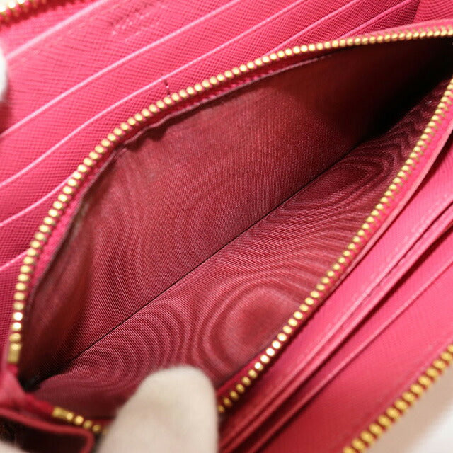 中古 プラダ 長財布ラウンドファスナー レディース ブランド PRADA