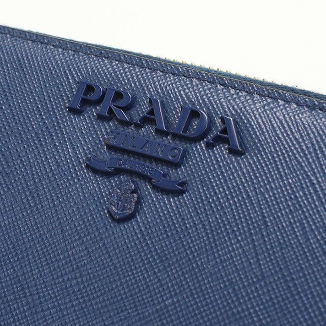 中古 プラダ 長財布ラウンドファスナー メンズ ブランド PRADA ジップ