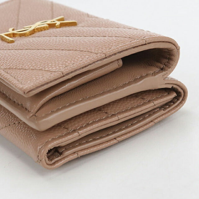 中古 サンローラン 三つ折り財布 レディース ブランド SAINT LAURENT