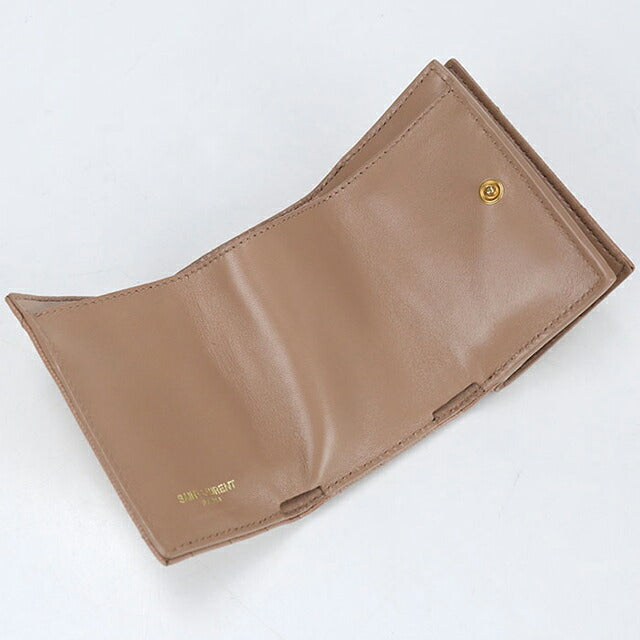 中古 サンローラン 三つ折り財布 レディース ブランド SAINT LAURENT