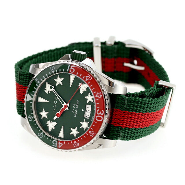 グッチ ダイヴ クオーツ 腕時計 ブランド メンズ 蜂 GUCCI YA136339