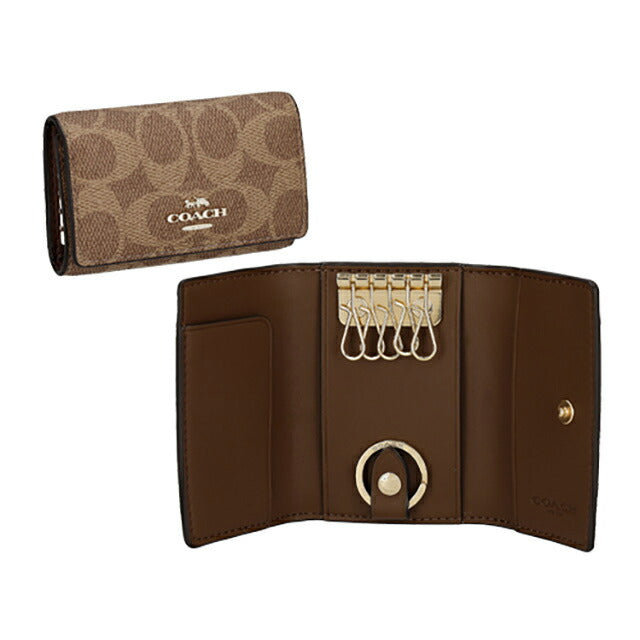 コーチ キーケース レディース ブランド COACH CZ274 ブラウン CZ274