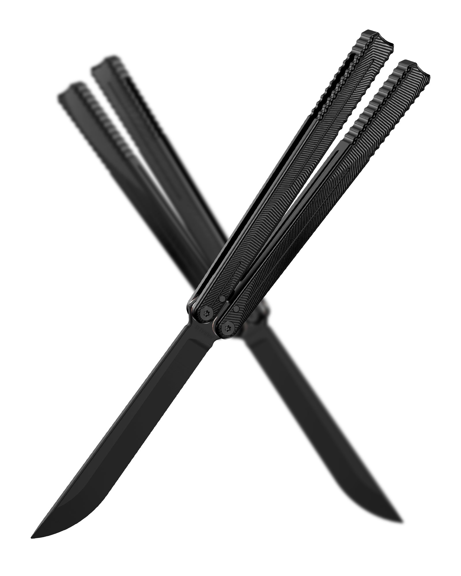 Nabalis Hydra Butterfly Knife Balisong Trainer Tanto & Bowie Blade