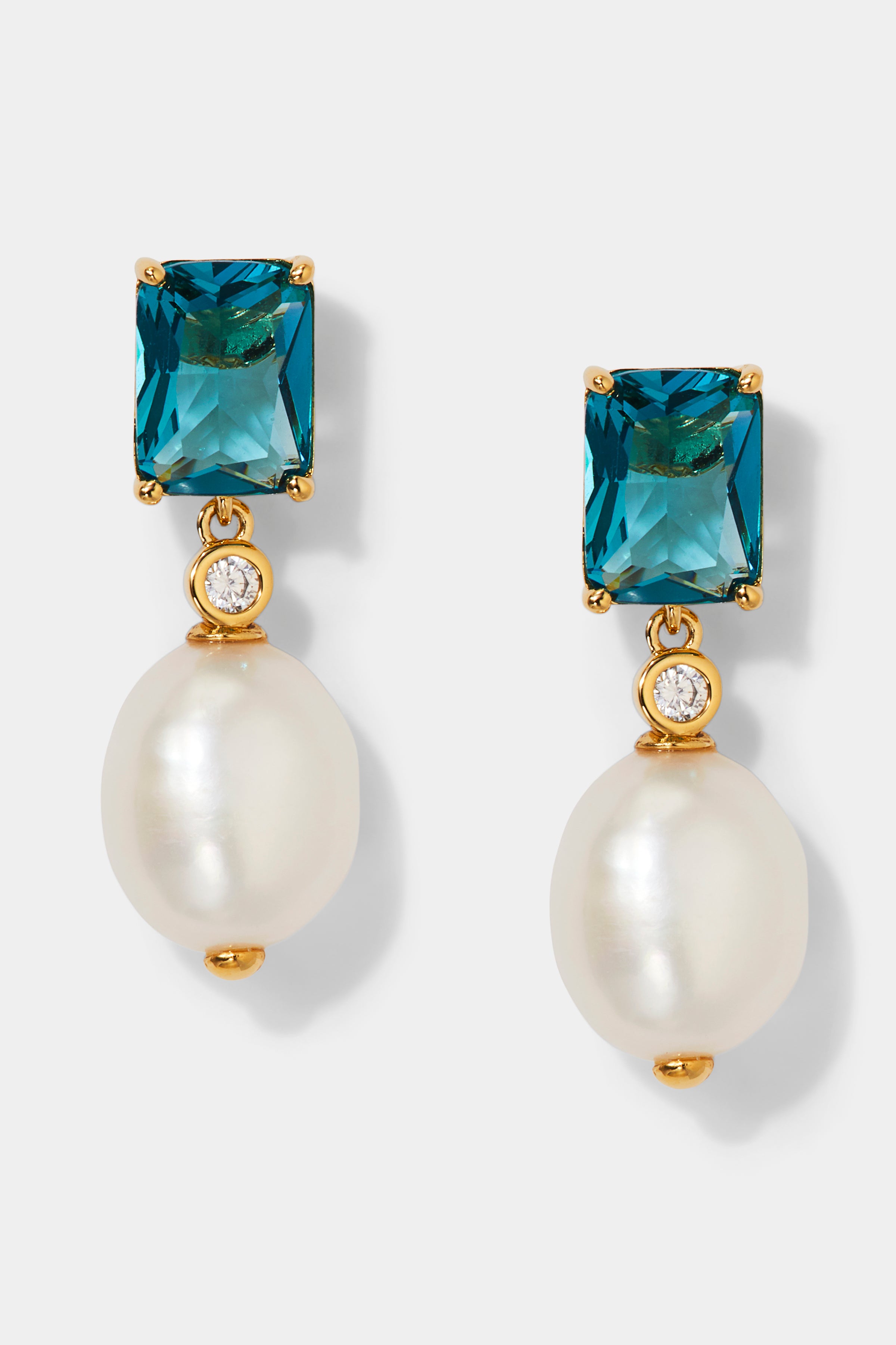 BLUE LAGOON PEARL DROP EARRINGS – NADRI