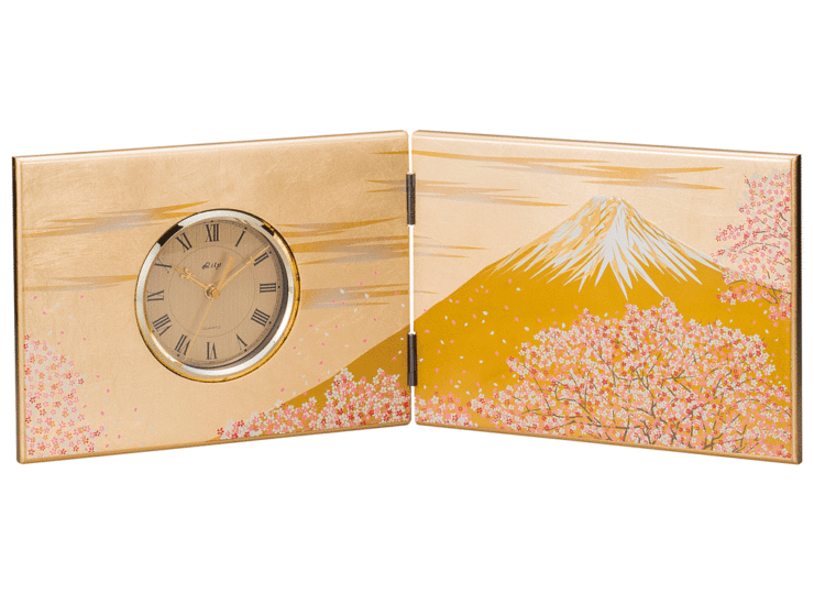 富士雅桜 木製屏風時計 | 石川県の伝統工芸品のオンラインストア