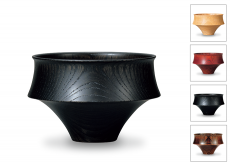 我戸幹男商店】つむぎ 汁椀 駒型〜山中漆器のお椀〜 - 日本製高級