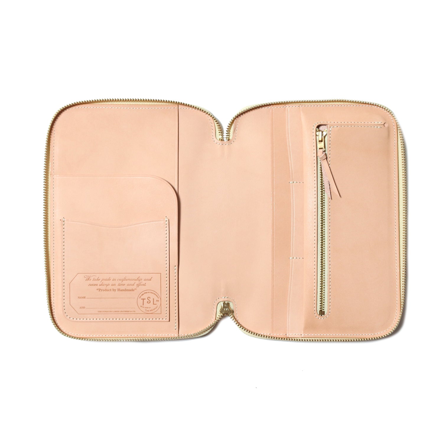 SL0195 cordovan zip organizer