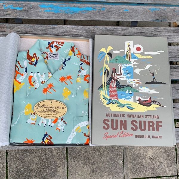 SUN SURF - SPECIAL EDITION / Lei Queen / 半袖レーヨンシャツ