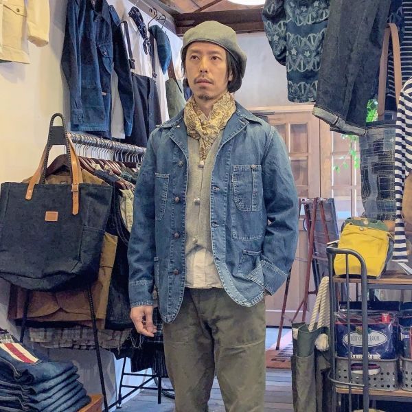 BLUE BLUE - BLUE BLUE / ライトデニムユーズドスタンダード