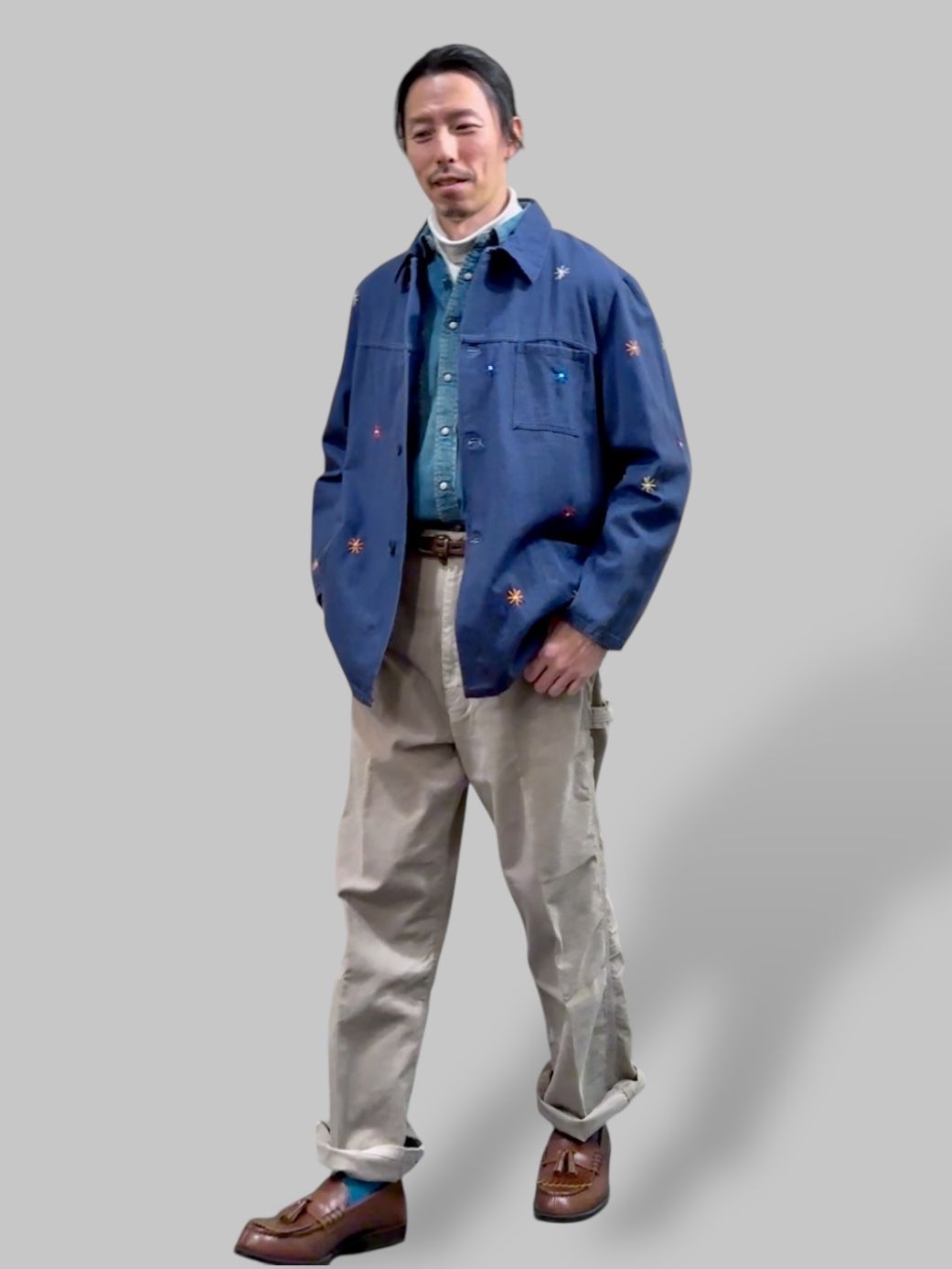 Nasngwam. - FLOWER COVER ALL / フラワーカバーオール / リメイク