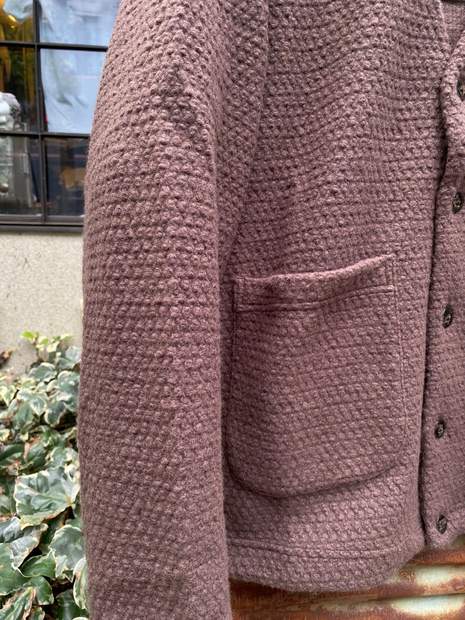 Nasngwam. - WALL CARDIGAN / BROWN | NARO CLOTHING