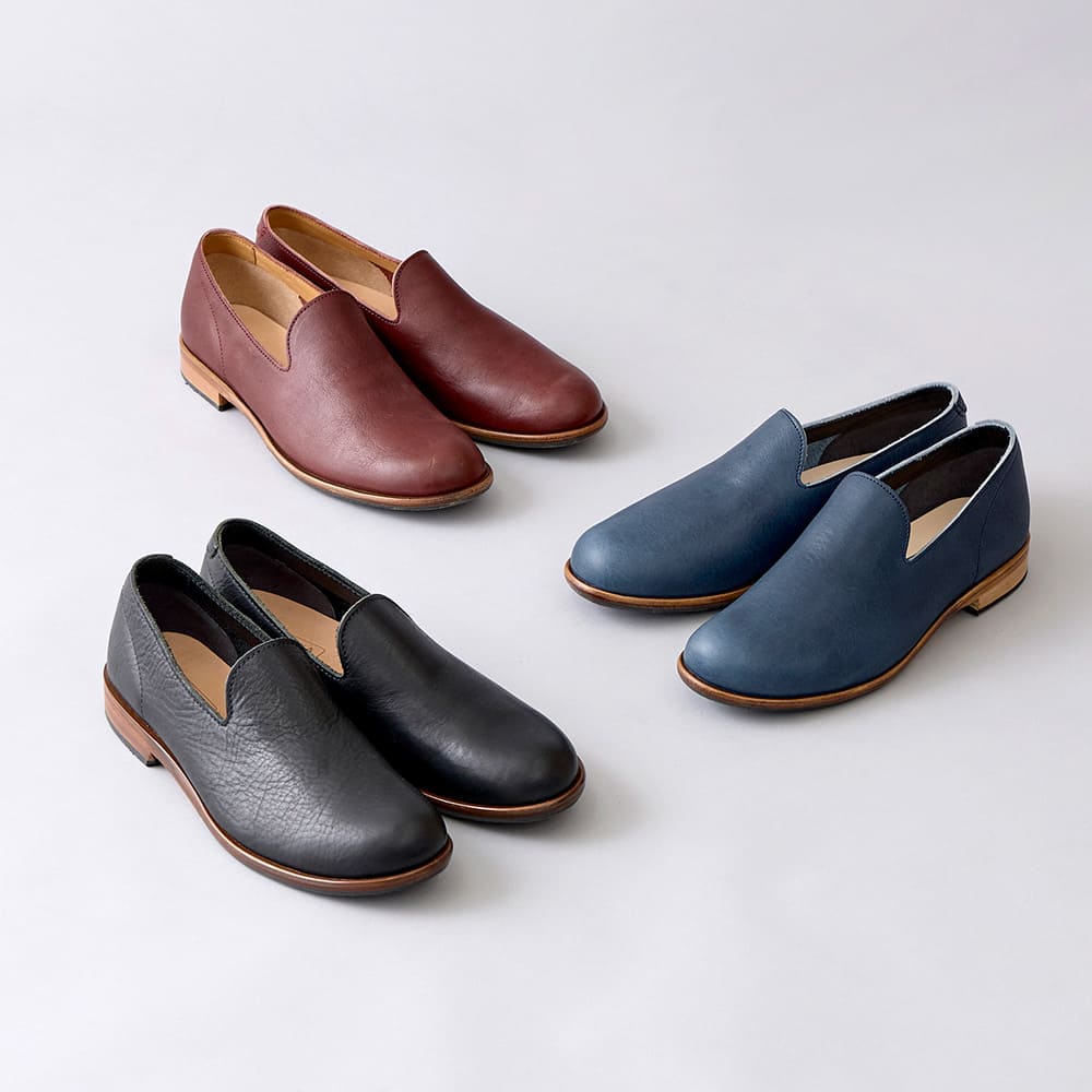 一枚革スリッポン | 奈良の靴 − KOTOKA などの革靴