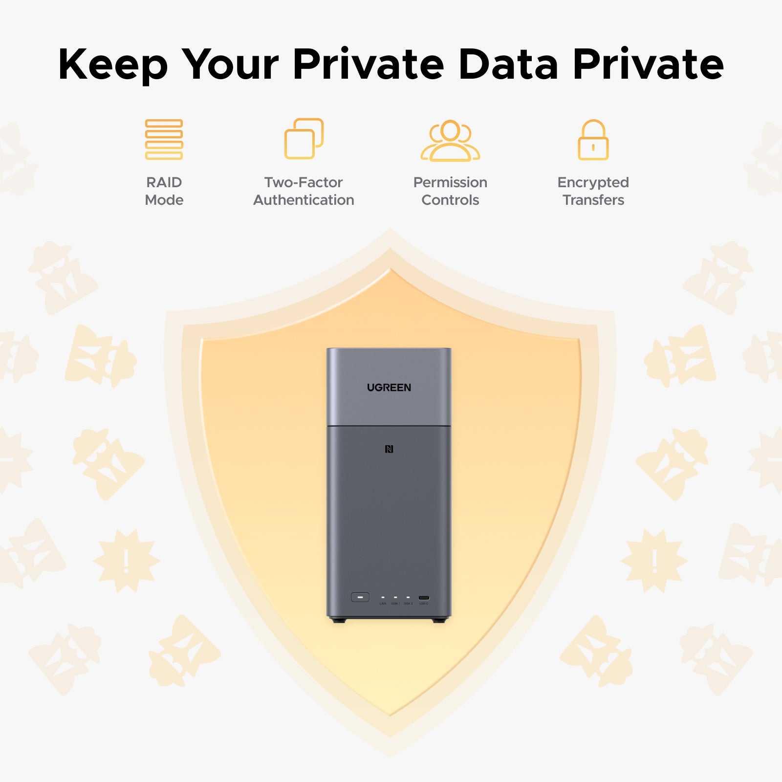 2Bay Home NAS Server | 60TB ETSI-Certified Private cloud Storage