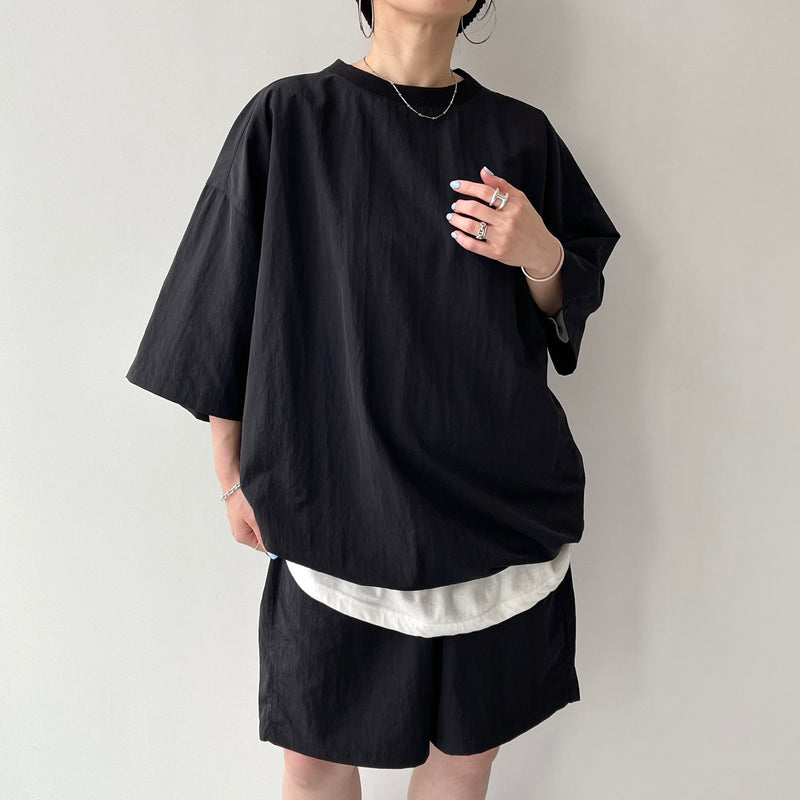 premium nylon setup / black（プレミアムナイロンセットアップ