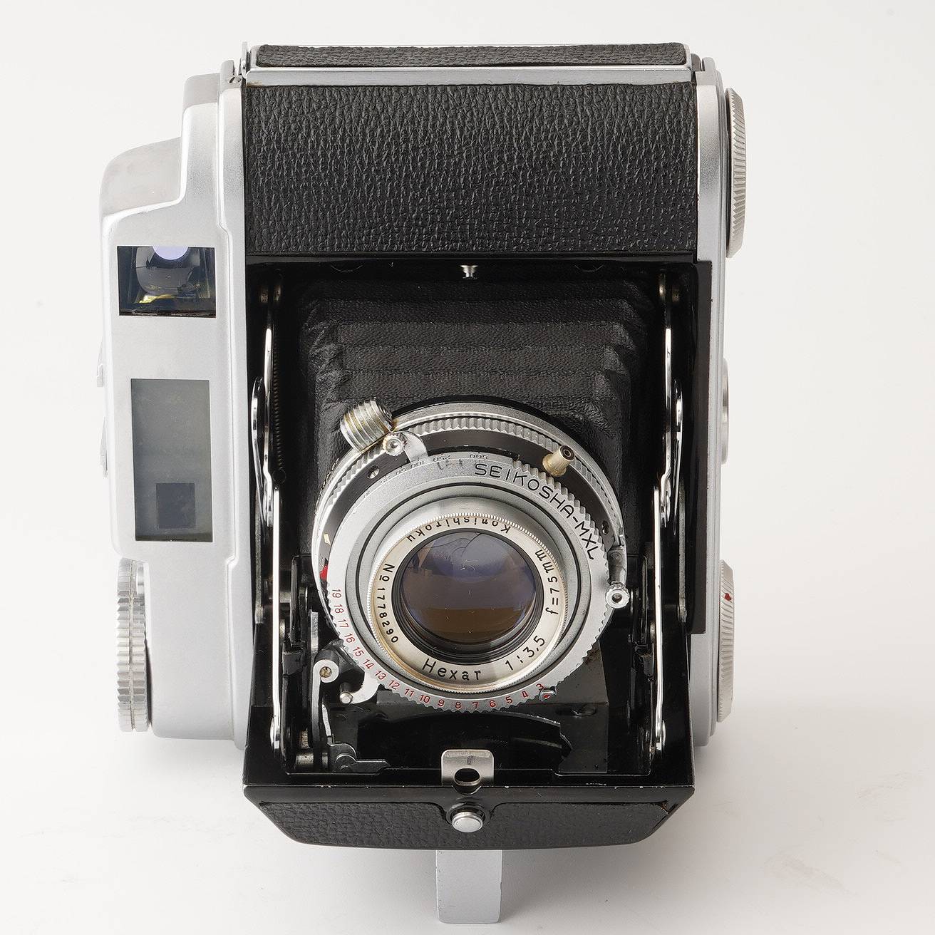 小西六 Konishiroku Pearl IV / Hexar 75mm F3.5 中判フィルムカメラ