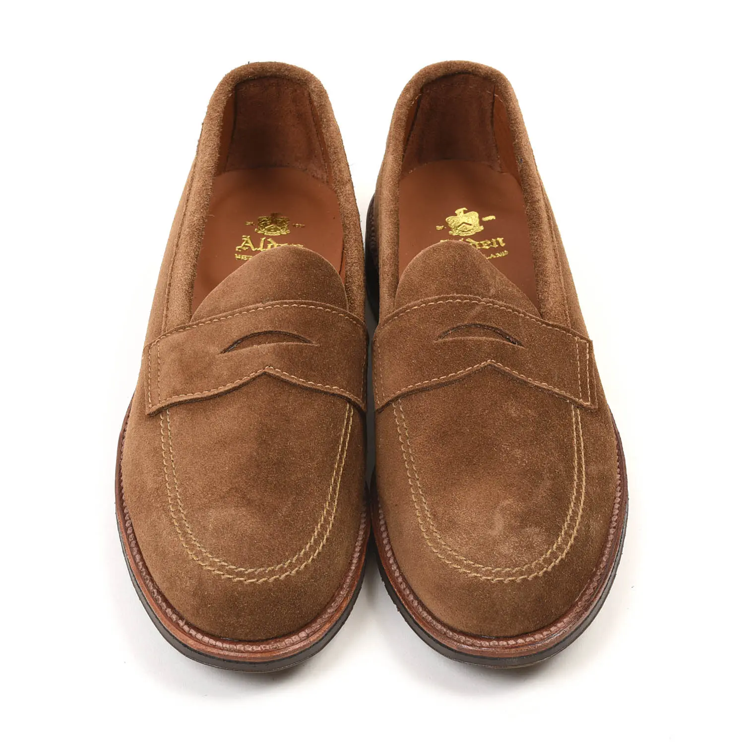 軽快な足元を演出】 オールデン 6221L ローファー スエード Snuff