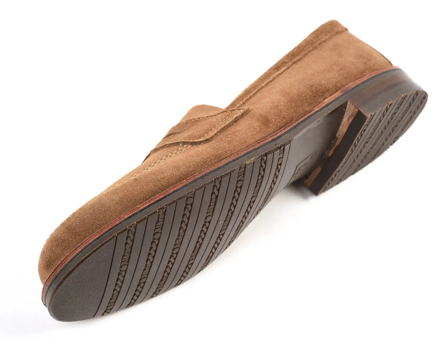 軽快な足元を演出】 オールデン 6221L ローファー スエード Snuff