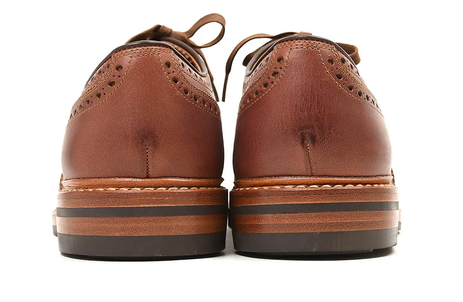 MOTO 2102 5EYEフルブローグ クロムエクセル ブラウン