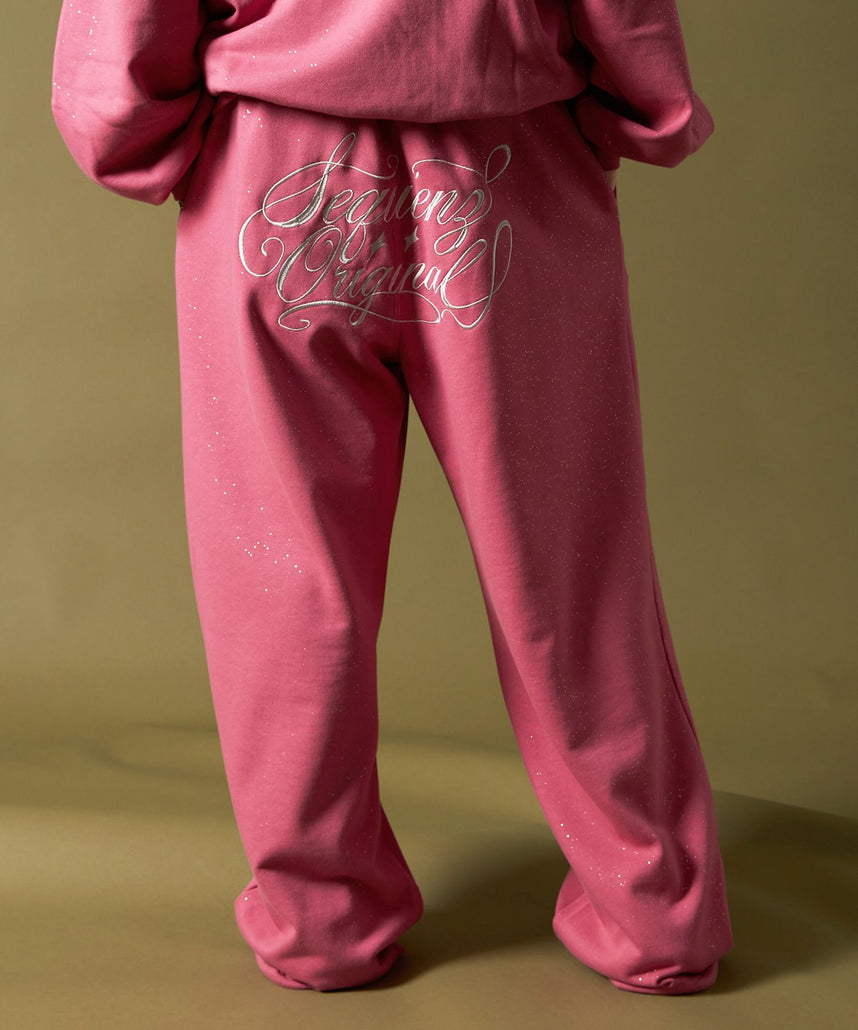 SEQUENZ（シークエンズ）】SQNZ GLITTER SWEAT PANTS / ラインストーン