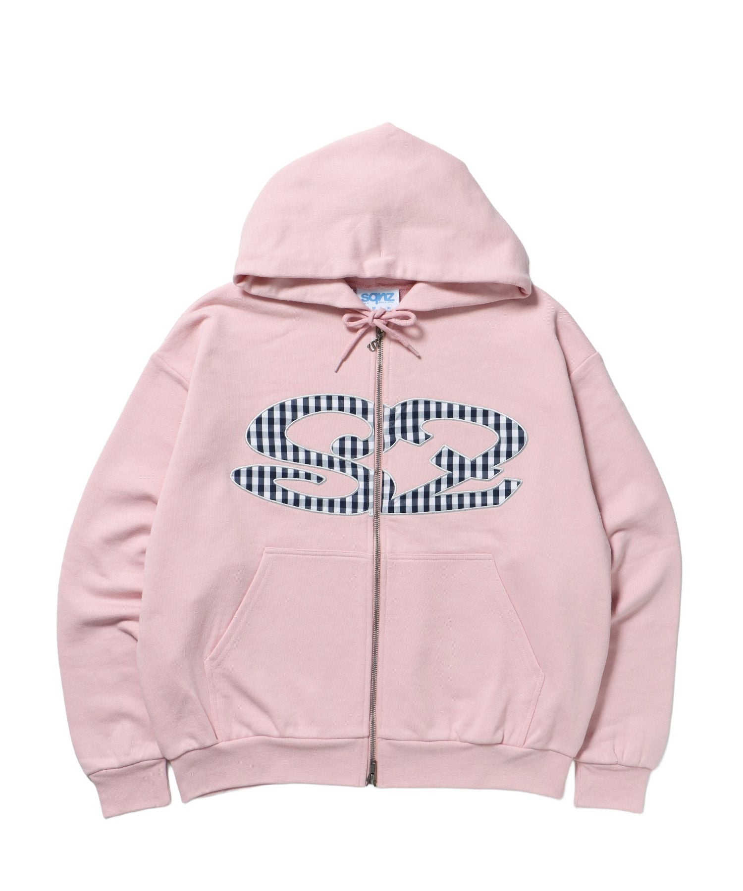 sqnz（エスキュンズ）】sqnz logo applique zip p/k / 裏毛 ダブル