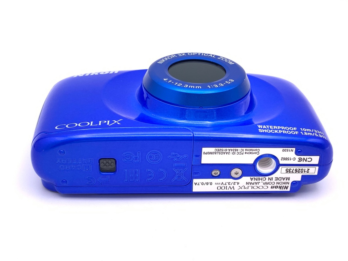中古：A(美品)】ニコン COOLPIX W100 ブルー | 2443060147854