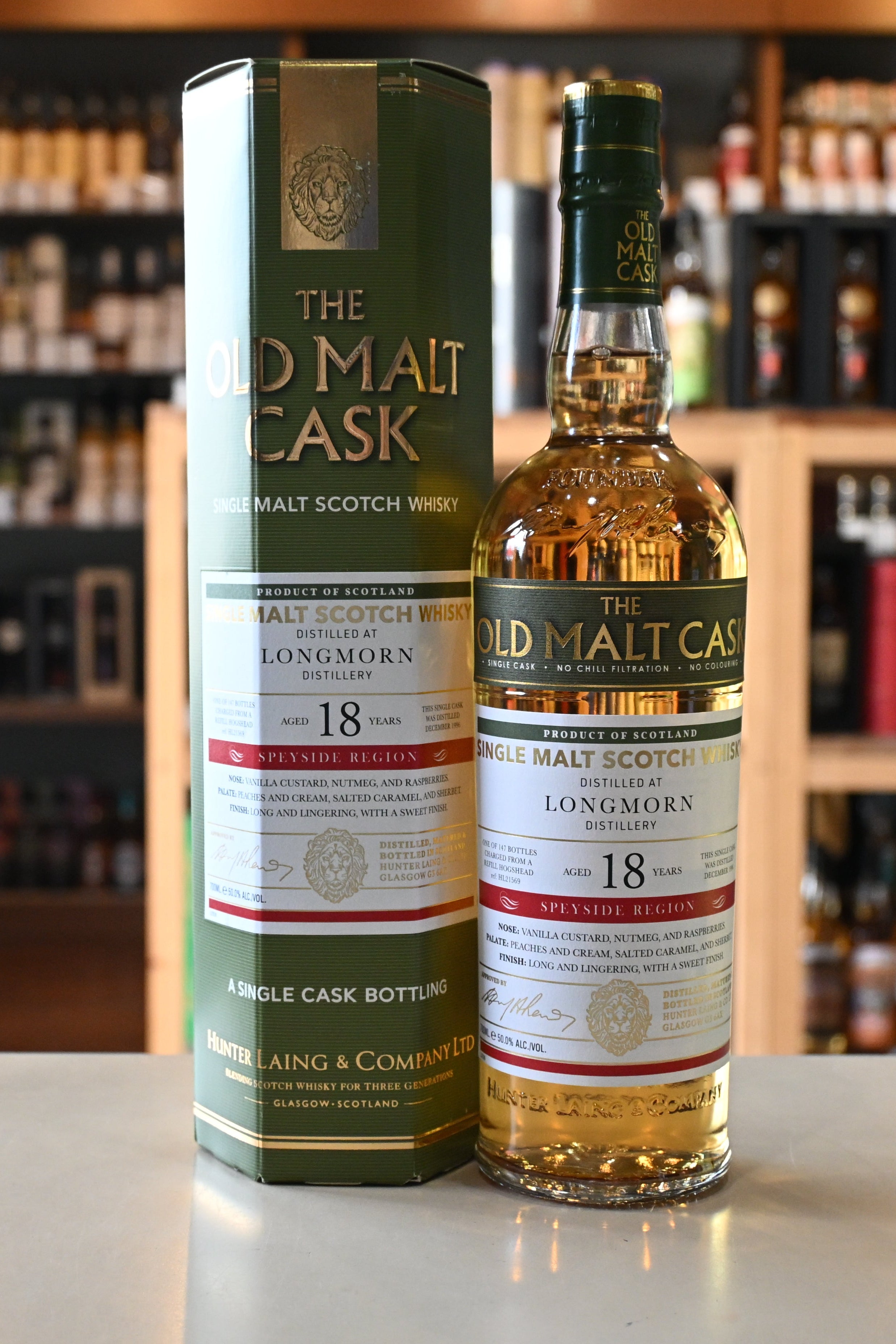 ロングモーン 1996 18年 / ハンターレイン オールド・モルト・カスク