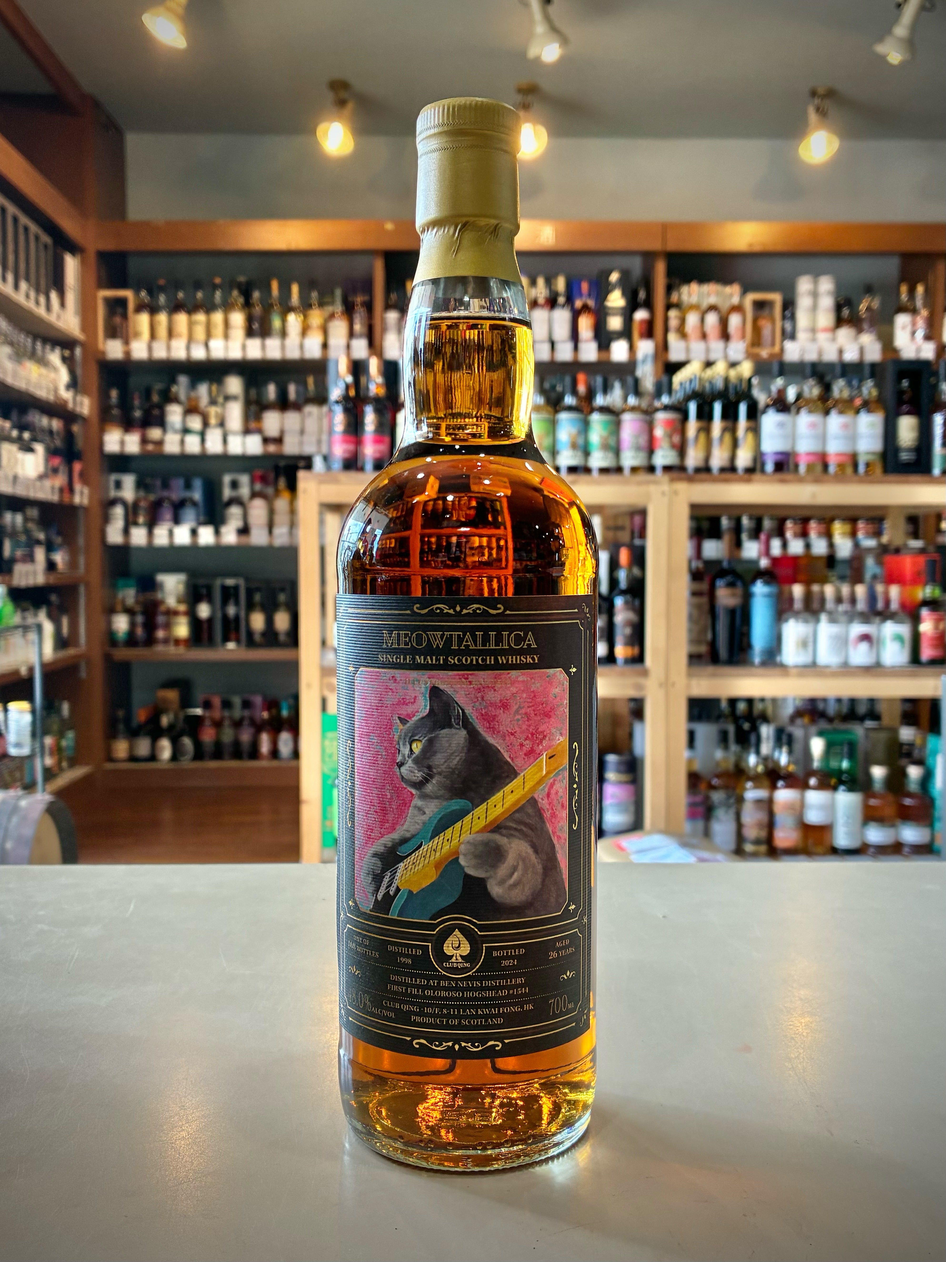 ベンネヴィス 1998 26年 CLUB QING MEOWTALLICA Series No.1 BEN NEVIS