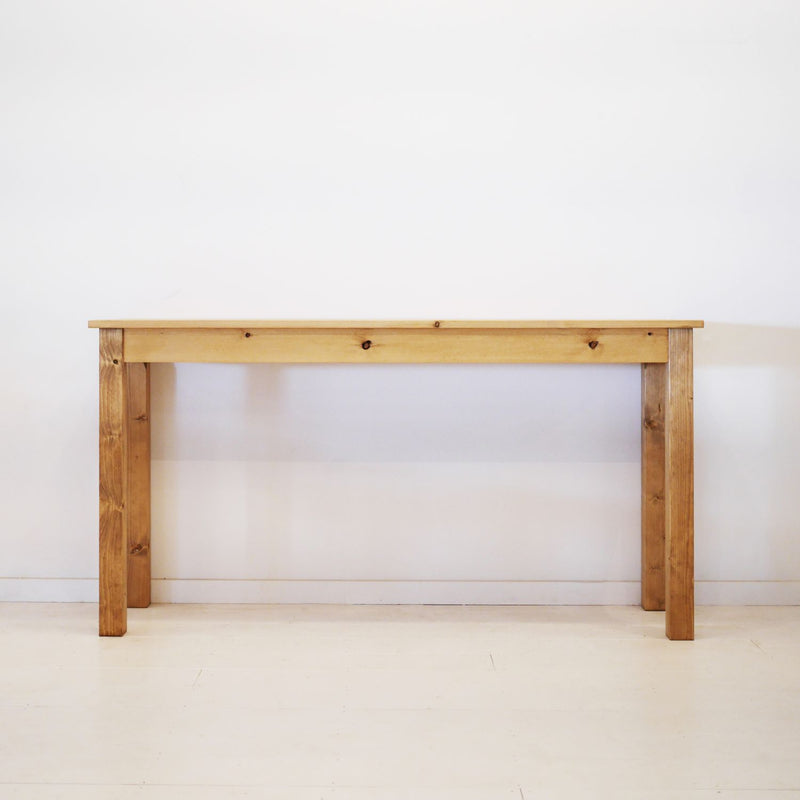 デスク 机 カウンターテーブル 天然無垢材 幅150cm 無垢ハンドメイド