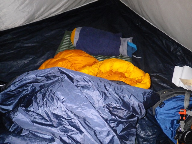 モンベル U.L.スーパー スパイラルダウンハガー #2で涸沢へ