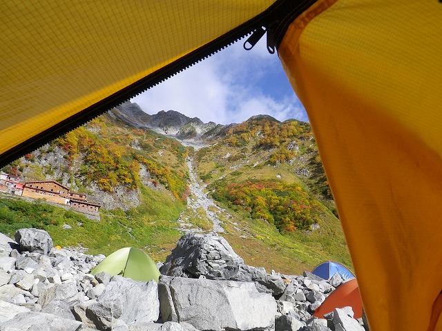 モンベル U.L.スーパー スパイラルダウンハガー #2で涸沢へ