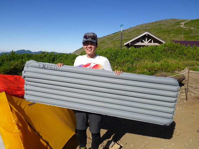 EXPED（エクスペド）DOWNMAT LITE 5（ダウンマットライト）の使用