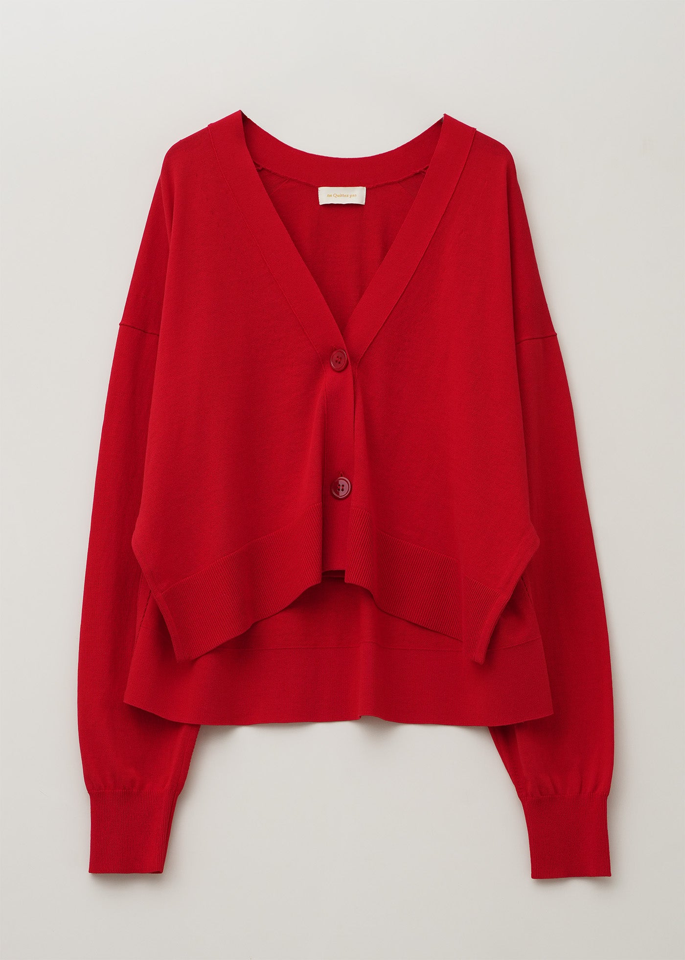 Ice Cotton Knit Cardigan | Pasand by ne Quittez pas | パサンドバイ