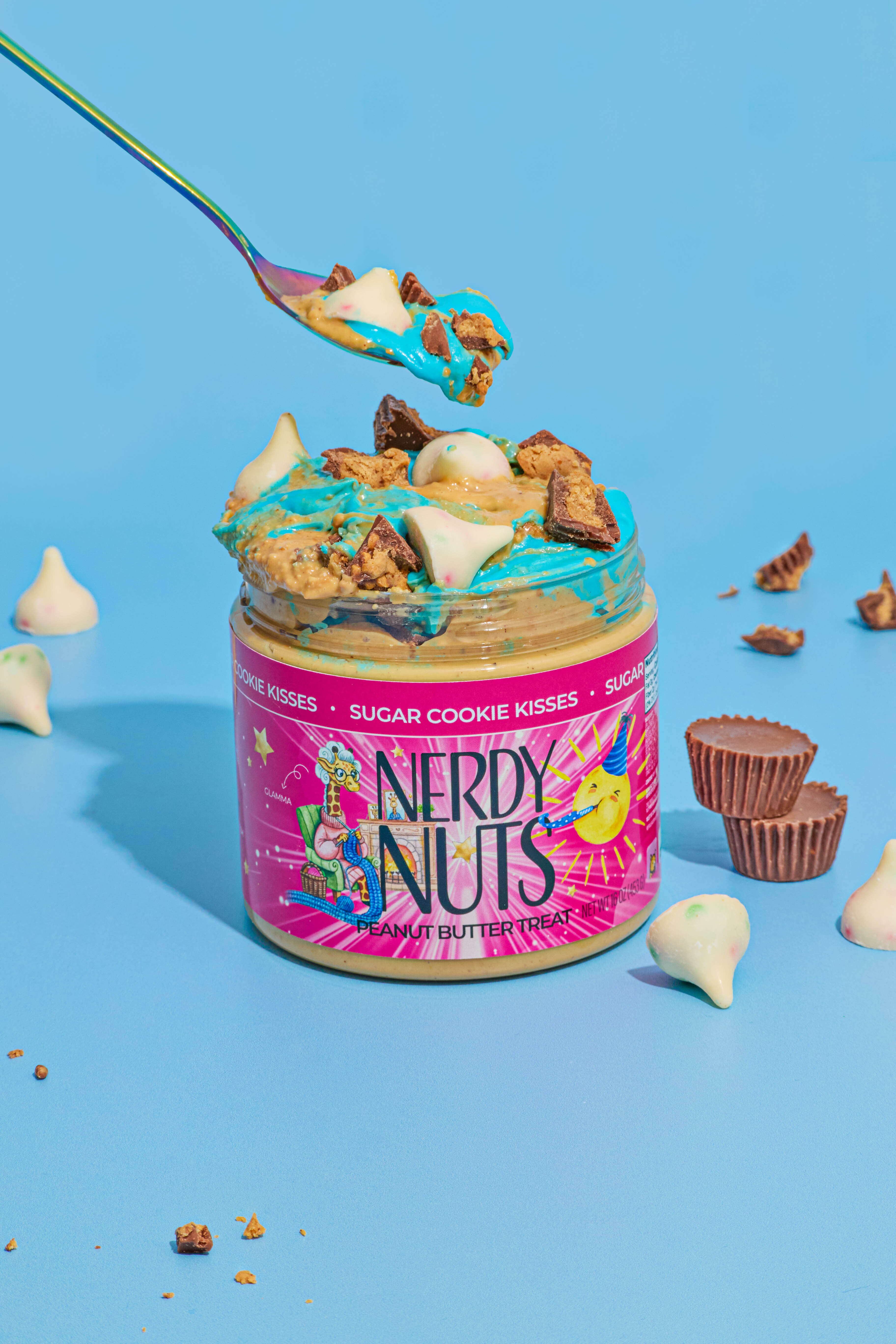 Sugar Cookie Kisses Peanut Butter Treat | Nerdy Nuts