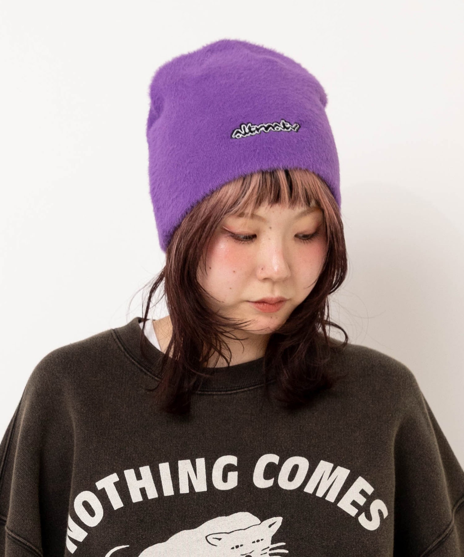 E5188 フェザービーニー(F ライトグレー): 帽子 - RNA ONLINE STORE