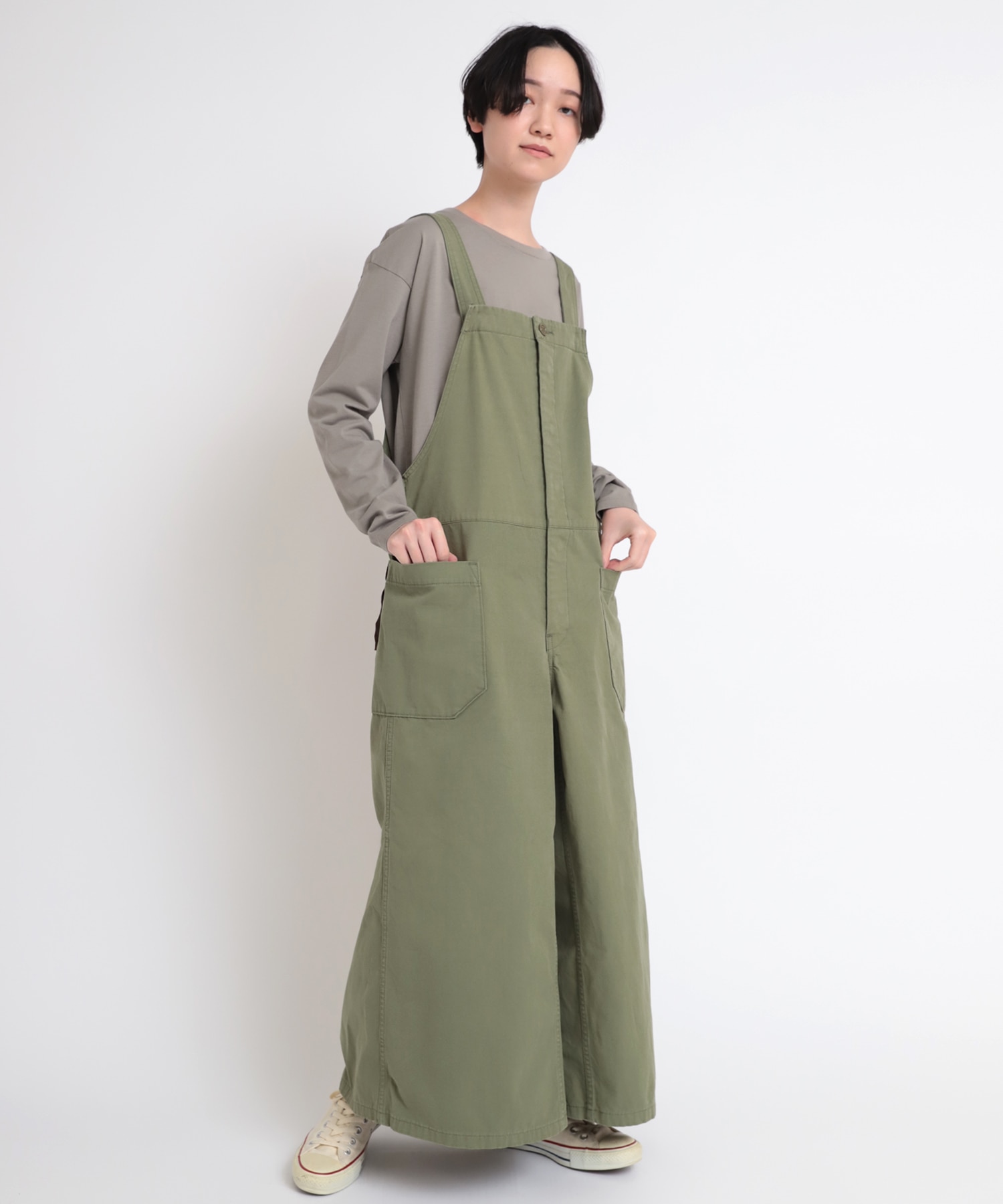 O0669 ワークショップジャンスカパン(M ナチュラル): オールインワン