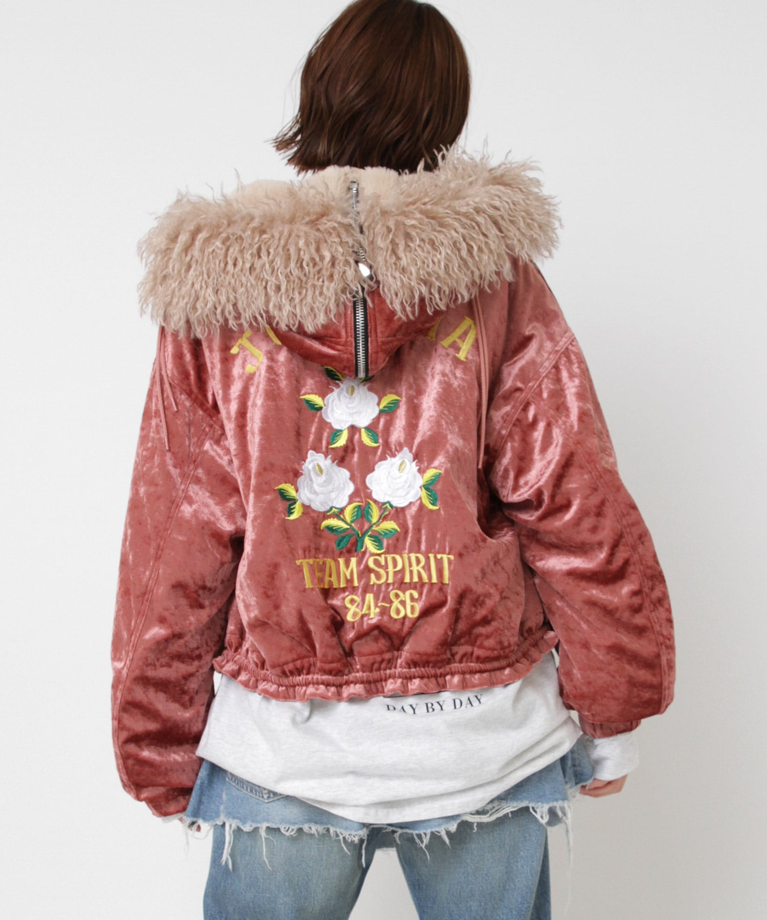 J2170 ベロアフードジャケット(M オフシロ): アウター - RNA ONLINE