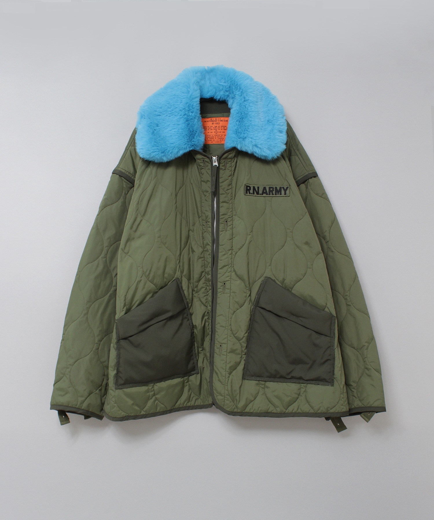 J2173 リメイクキルティングジャケット(M ネイビー): アウター - RNA