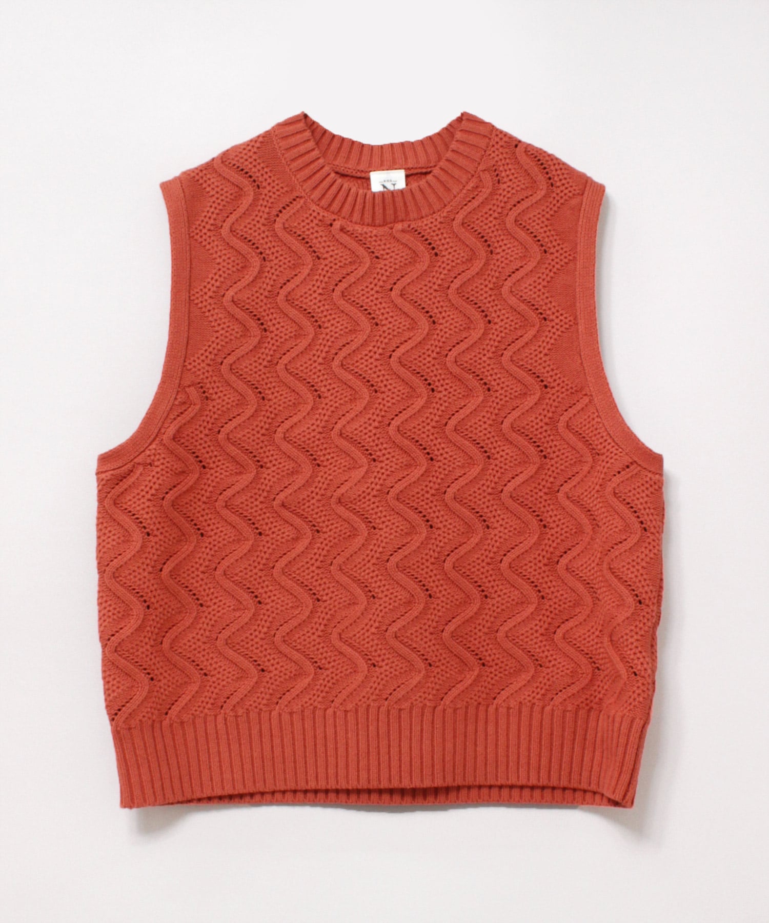 K2669 ウェーブアミベスト(M グレー): アウター - RNA ONLINE STORE