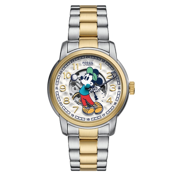 Fossil MICKEY MOUSE LE1193 自動巻 ユニセックス 数量限定(シルバー