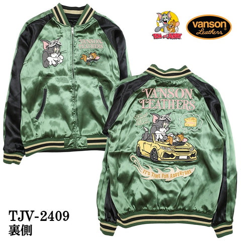 VANSON×TOM&JERRY バンソン トムとジェリー コラボ レーヨン