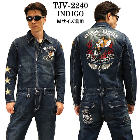 オールインワン VANSON×TOM&JERRY バンソン コラボ トム＆ジェリー