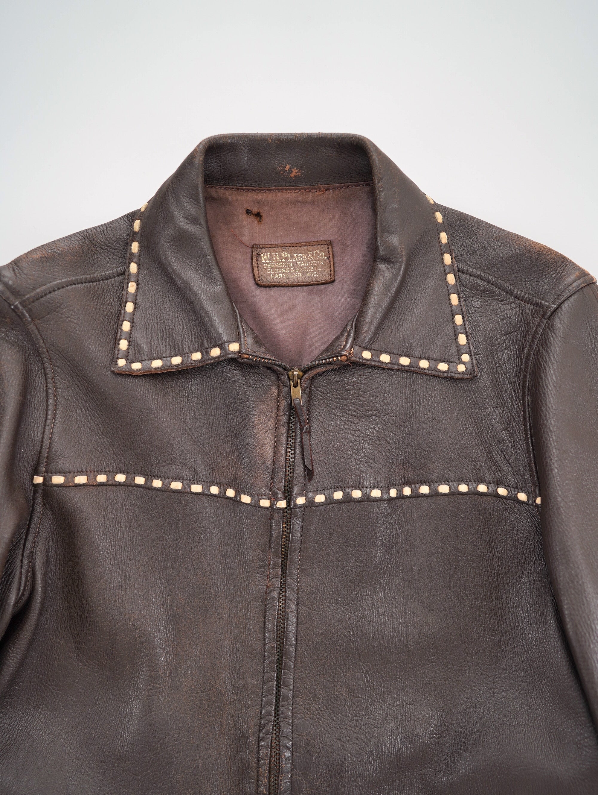 60s US western leather jacket – NEVERKNOWS
