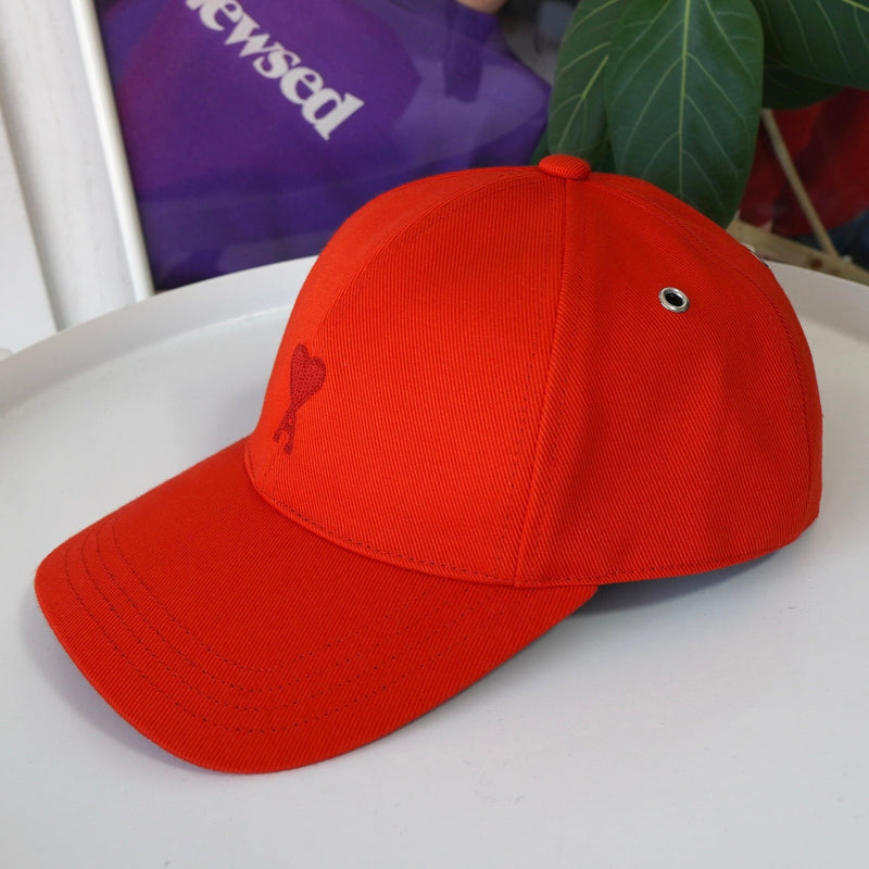 アミ パリス アミパリ ハートロゴ キャップ 帽子 レッド | ブランド